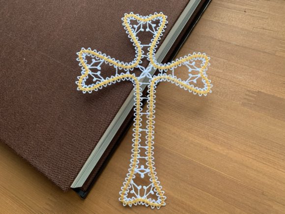 Christian Cross Embroidery Review for Apparel Design